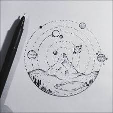 1001 Images Inspiratrices De Dessin De Paysage Magnifique Dessin Paysage Dessin Noir Et Blanc Dessin Planete