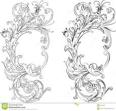 Cadre Baroque Tatouage Baroque Cadre Baroque Motif Baroque