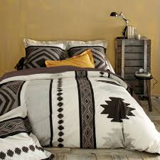 Housse De Couette Coton Imprime Dessins Indiens Wyoming 3suisses Housse De Couette Dessin Indien Literie Chic