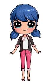 Marinette Bonequinha Kawaii Bonequinhas Kawaii Kawaii Carinhas Kawaii