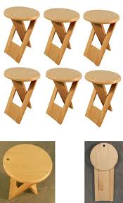 Jean Talon Attribue A Suite De 6 Tabourets Pliants Mesas E Cadeiras Dobraveis Moveis Dobraveis Cadeiras De Madeira