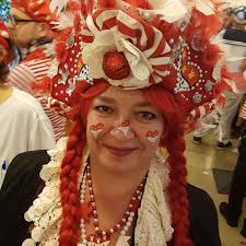 Pin Von Rita Auf Karneval Rot Weiss Schminken Karneval Rosenmontag Karneval