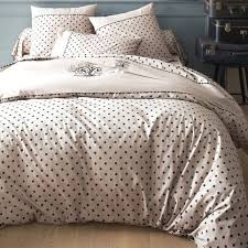 Housse De Couette Coton Imprimee Pois Avec Broderies Manoir Bouchara Collection 3suisses Bed Home Comforters