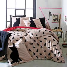 Housse De Couette Coton Imprimee Chats Minou 3 Suisses Cheap Bed Sheets Bed Sheets Online Home And Living