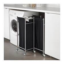 Grundtal Corbeille A Lessive Sur Roulettes Acier Inox Noir 18 Gallon 70 L Met Afbeeldingen Waszakken Wasgoed Hoekje Wasmand