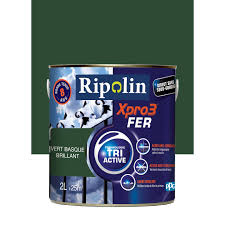 Peinture Fer Exterieur Interieur Xpro 3 Ripolin Vert Basque 2 L Peinture Fer Vert Printemps Et Exterieur