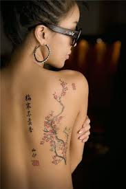 Japanese Tattoo Design For Girls Tatouage De Branche Tatouage Tatouage Cerisier