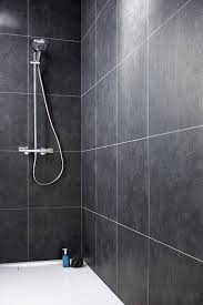 Lambris Adhesif Pvc Element Premium Noir Ardoise En 2020 Lambris Pvc Lambris Douche Italienne