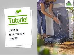Comment Installer Une Fontaine Murale Leroy Merlin Youtube Fontaine Murale Parement Mural Carrelage Autocollant