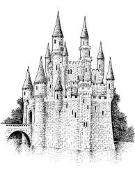 Coloriage De Chateaux Dessin Chateau Dessin Chateau Fort Coloriage Chateau