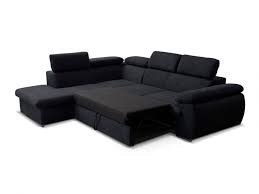 Canape D Angle Convertible En Tissu Avec Coffre De Rangement Fabien Noir Angle Droit Canape Angle Convertible Canape Angle Canape