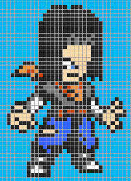 Resultado De Imagen De Hama 6 Plantillas Dragon Ball Pixel Art Pixel Art Characters Minecraft Pixel Art