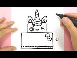 Videotuto Comment Dessiner Un Gateau Licorne Kawaii Comment Dessiner Gateau Dessin Gateau Anniversaire Dessin Anniversaire Comment Dessiner Une Licorne