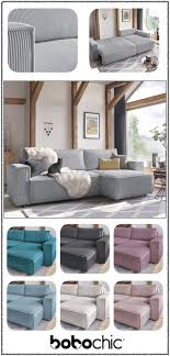 Canape D Angle Convertible Reversible Nihad Bobochic Canape Convertible Canape Lit Confortable Canape Angle Convertible