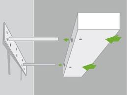 Comment Poser Une Tablette Avec Une Fixation Invisible Leroy Merlin Etagere Murale Fixation Invisible Fixation Etagere Tablette Murale