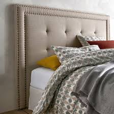 Tete De Lit Pur Lin H135cm Hampstead Tete De Lit Capitonnee Lit Capitonne Lit