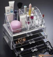 Boite De Organisateur Pour Boite De Rangement De Bijoux En Maquillage Acrylique 2pcs Organisateur C Rangement Plastique Rangement De Bijoux Rangement