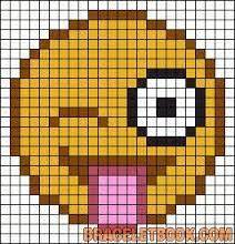 Resultat De Recherche D Images Pour Dessiner Smiley En Pixel Dessin Petit Carreau Point De Croix Coloriage Pixel