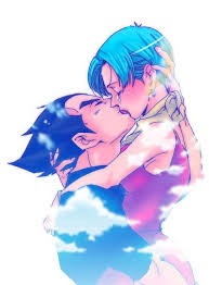 Vegeta Et Bulma Love Kiss Dragon Ball Z Gt Kai Super Vegeta Et Bulma Personnages De Dragon Ball Dessin Manga