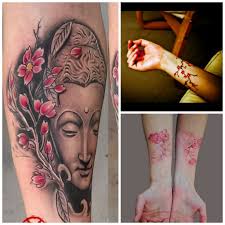 Un Air De Printemps Japonais Avec Un Tatouage De Fleurs De Cerisier Tatouage Fleur De Cerisier Tatouage Fleur Tatouage Cerisier