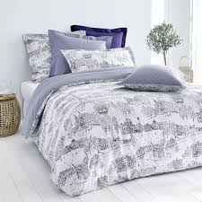 Housse De Couette En Percale Motif Toile De Jouy Housse De Couette Toile De Jouy Housses