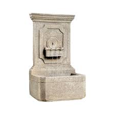 Mur Ccv Font Robinet Ext 44x34x76 Beige Parement Mural Fontaine Murale Et Robinet