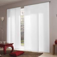 Panneau Japonais Mesh Blanc H 250 X L 50 Cm Panneau Japonais Panneaux Japonais Coulissants Store Japonais