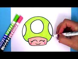 Comment Dessiner Le Champignon De Mario Kawaii Dessin Facile Youtube Emma Andrieux Andrieux Dessin Kawaii Dessins Faciles Dessin Facile A Reproduire