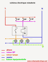 Schema Electrique Minuterie Unipolaire Branchement Et Installation D Une Minuterie A 3 Schema Electrique Projets Electriques Tableau Electrique Triphase