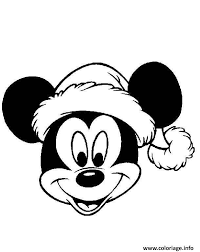 Coloriage Mickey Mouse Disney Noel 4 Dessin A Imprimer Coloriage Mickey Dessin Anime Noel Mickey Mouse Dessin