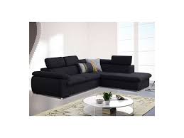 Canape D Angle Convertible En Tissu Avec Coffre De Rangement Fabien Noir Angle Droit Canape Angle Convertible Canape Angle Et Decoration Maison