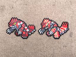 Gen 3 Legendary Weather Trio Kyogre Primal Kyogre Etsy Pokemon Perler Beads Pokemon Bead Pokemon