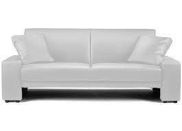 Canape Convertible Simili Cuir Blanc Marcus Lestendances Fr Canape Convertible Lit 2 Places Canape
