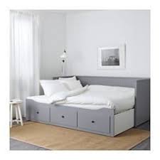 Hemnes Lit Banquette 2 Places Structure Gris Ikea Rangement Chambre Vetement Design Chambre Ado Amenagement Petite Chambre