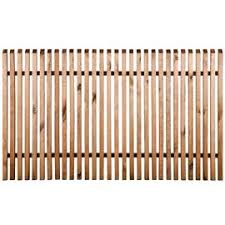 Cloture En Bois Tiya 150 X H 90 Cm Cloture Bois Garde Corps Bois Claustra Exterieur