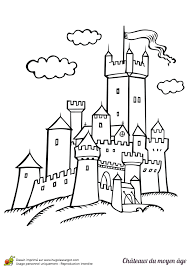 Page 7 Sur 24 Sur Hugolescargot Com Coloriage Chateau Dessin Chateau Chateau Moyen Age