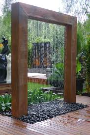 Copper Rain Shower Water Features In The Garden Dream Backyard Backyard