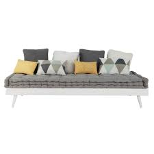 Lit Banquette 90x190 En Pin Blanc Lit Maison Du Monde Banquette Lit Lit Maison