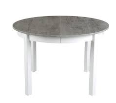 Table Ronde Avec Allonge Ruben Blanc Beton Table Ronde Ikea Mobilier De Salon Table