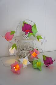 Lampen Lichterkette Blumen Rosa Led Ein Designerstuck Von Papier Traeume Bei Dawanda Blumen Basteln Aus Papier Blumen Basteln Diy Craft Projects