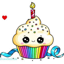 Cupcake Anniversaire Dessin Kawaii 365 Dessins Kawaii Dessins Mignons
