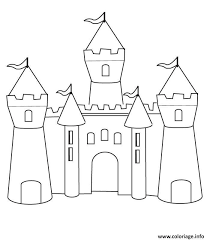 Coloriage Chateau Fort Maternelle Simple Dessin A Imprimer En 2020 Coloriage Chateau Dessin Chateau Coloriage Princesse