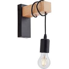 Applique Design E27 Townshend Metal Noir 1 Eglo Applique Murale Leroy Merlin