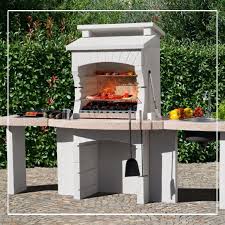 Barbecue Fixe Beton Makalu Chrystal Barbecue En Pierre Barbecue Exterieur En Pierre Et Plan De Travail