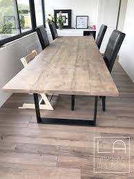 Pied De Table 71cm Fer Plat La Fabrique Des Pieds Table A Manger Moderne Table Salle A Manger Table A Manger