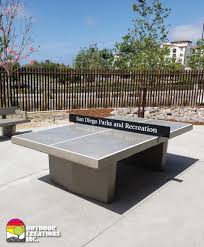 Concrete Table Tennis Concrete Table Ping Pong Table Outdoor Ping Pong Table