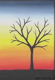 Resultat D Image Pour Des Peintures Sur Toile Faciles Pour Les Debutants Etape Par Etape Gouachepainti Paysage Peinture Facile Peinture Sur Toile Peinture