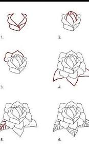 Comment Dessiner Rose Dessin Rose Dessin De Roses Fleur Dessin Facile