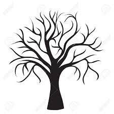 13495691 Arbre Noir Sans Feuilles Sur Fond Blanc Image Vectorielle Banque Images Jpg Silhouette Arbre Dessin Arbre Feuille Arbre
