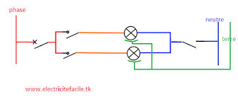 Schema Developpe Du Double Allumage Schema De Cablage Electrique Electricite Schema Schema Electrique